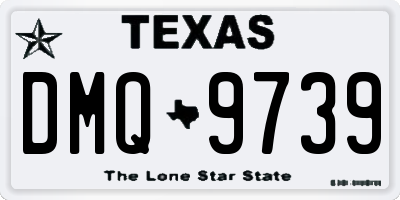 TX license plate DMQ9739