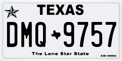 TX license plate DMQ9757
