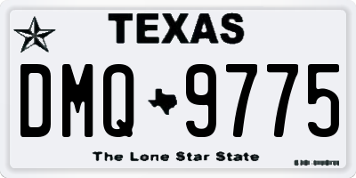 TX license plate DMQ9775