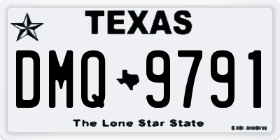 TX license plate DMQ9791