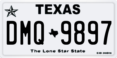 TX license plate DMQ9897