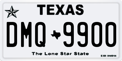 TX license plate DMQ9900