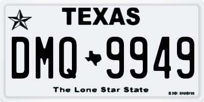 TX license plate DMQ9949
