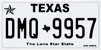 TX license plate DMQ9957
