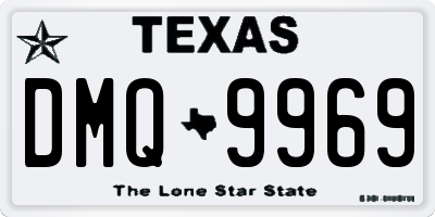 TX license plate DMQ9969