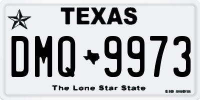 TX license plate DMQ9973