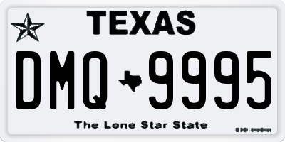 TX license plate DMQ9995