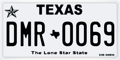 TX license plate DMR0069