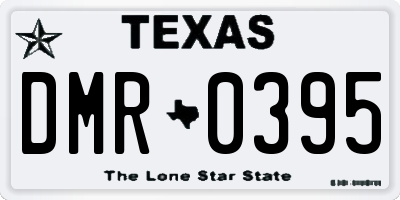 TX license plate DMR0395
