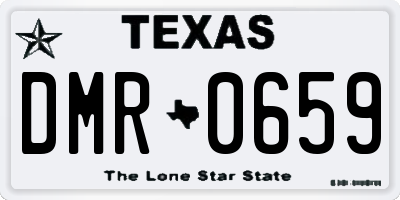 TX license plate DMR0659
