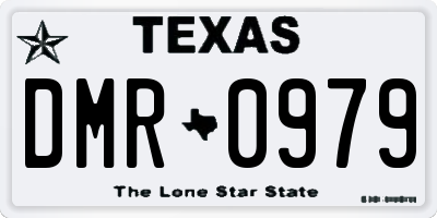 TX license plate DMR0979