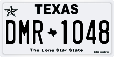 TX license plate DMR1048