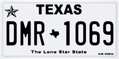 TX license plate DMR1069