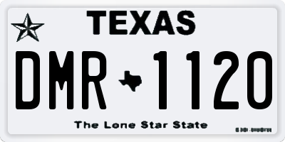 TX license plate DMR1120
