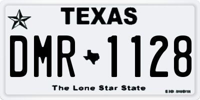 TX license plate DMR1128