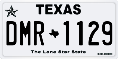 TX license plate DMR1129