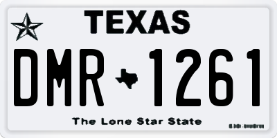 TX license plate DMR1261