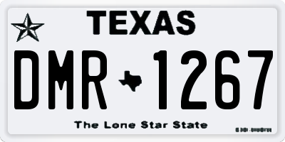 TX license plate DMR1267