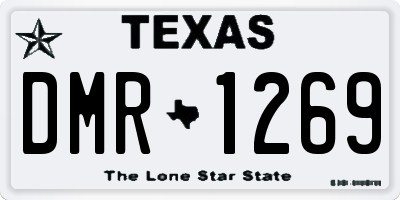 TX license plate DMR1269