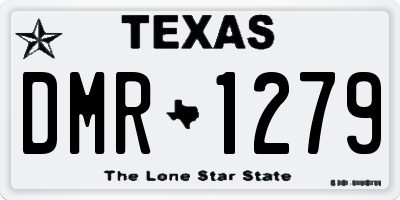 TX license plate DMR1279