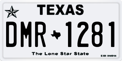 TX license plate DMR1281