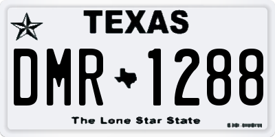 TX license plate DMR1288