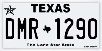 TX license plate DMR1290