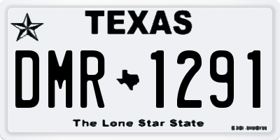 TX license plate DMR1291
