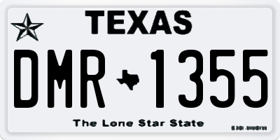 TX license plate DMR1355