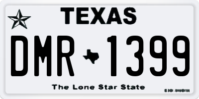 TX license plate DMR1399