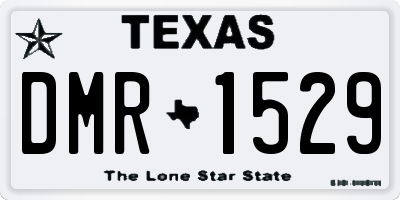 TX license plate DMR1529