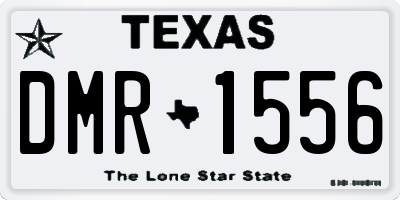 TX license plate DMR1556