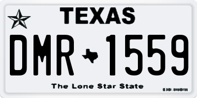 TX license plate DMR1559