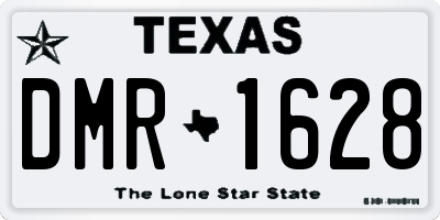 TX license plate DMR1628