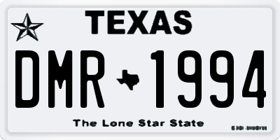 TX license plate DMR1994