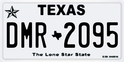 TX license plate DMR2095