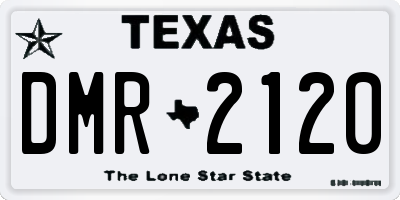 TX license plate DMR2120