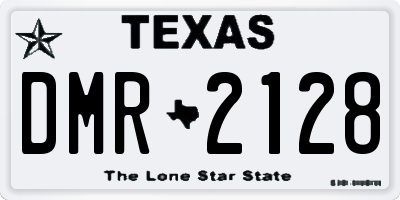 TX license plate DMR2128