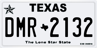TX license plate DMR2132