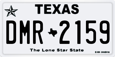 TX license plate DMR2159