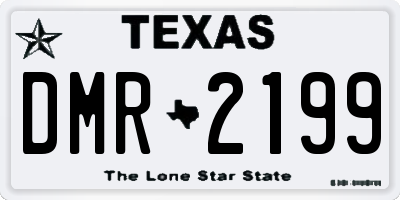 TX license plate DMR2199