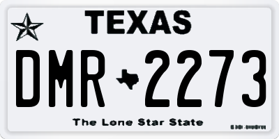 TX license plate DMR2273