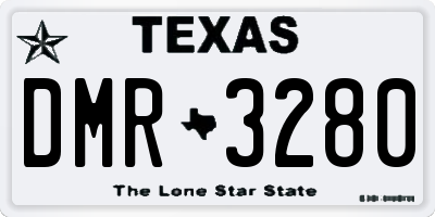 TX license plate DMR3280