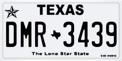 TX license plate DMR3439