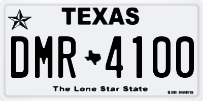 TX license plate DMR4100