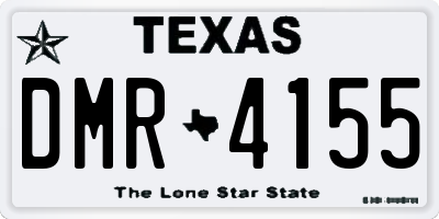 TX license plate DMR4155