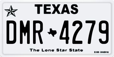 TX license plate DMR4279