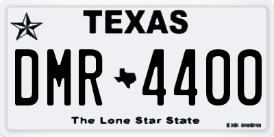TX license plate DMR4400