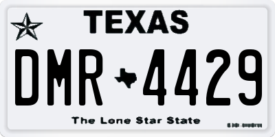 TX license plate DMR4429