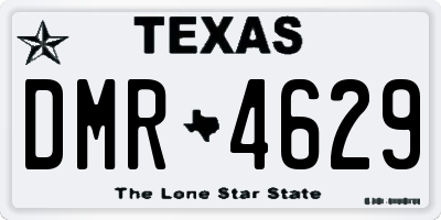 TX license plate DMR4629